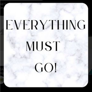 Everything must go!!! Everything in my closet is $5!!! Happy Poshing 🥰!